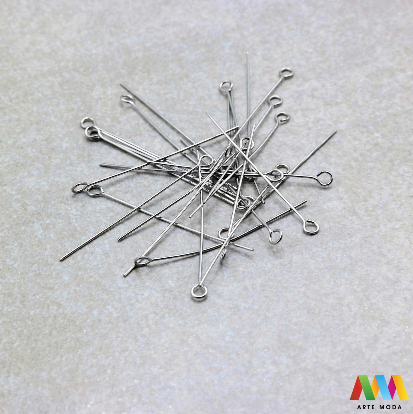 Srebrni žeblji s kavljem - 0,7 x 40 mm