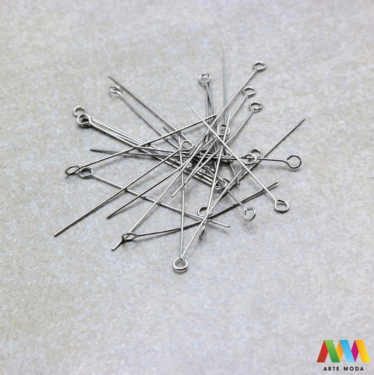 Srebrni žeblji s kavljem - 0,7 x 40 mm