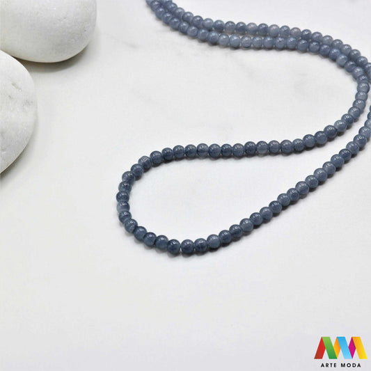 stakleni niz staklo perle zrna zrno staklena perla okrugle okrugla Staklene okrugle perle koje služe za nizanje i izradu nakita poput narukvica i ogrlica te torbica i ostalih modnih dodataka