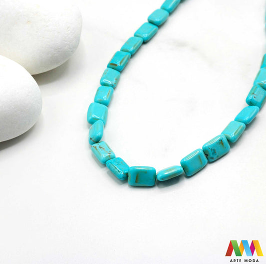 tirkiz poludragi kamen kristal mineral nakit prirodni meditacija zaštita sreća plava grlena čakra ljekovito kamenje energija kristala Simbol neba i mora ovaj prekrasni plavi poludragi kamen cijenjen je zbog svoje ljepote i metafizičkih svojstava Vjeruje se da pomaže u komunikaciji donosi sreću i štiti od negativne energije Savršen je za izradu nakita i meditaciju