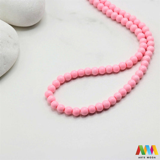 stakleni niz staklo perle zrna zrno staklena perla okrugle okrugla Staklene okrugle perle koje služe za nizanje i izradu nakita poput narukvica i ogrlica te torbica i ostalih modnih dodataka