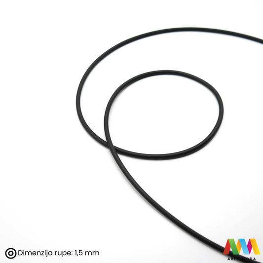 kaučuk guma elastično polimer traka konac nakit izrada narukvica DIY vodootporno modni dodaci fleksibilno crni špaga nizanje rupom rupa gumena narukvice ogrlice elastični izradu nakita vodootporni materijal za fleksibilnu bazu za nakit Kaučuk guma je elastični polimer koji se lako obrađuje Vodootporan je izdržljiv i savršen za uradi sam narukvice i ogrlice koje se ne skidaju Lako se kombinira s perlama i metalima Odaberite fleksibilnost i udobnost za svoj sportski ili unisex nakit arte moda repromaterijal