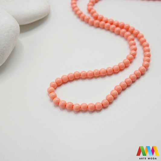 stakleni niz staklo perle zrna zrno staklena perla okrugle okrugla Staklene okrugle perle koje služe za nizanje i izradu nakita poput narukvica i ogrlica te torbica i ostalih modnih dodataka