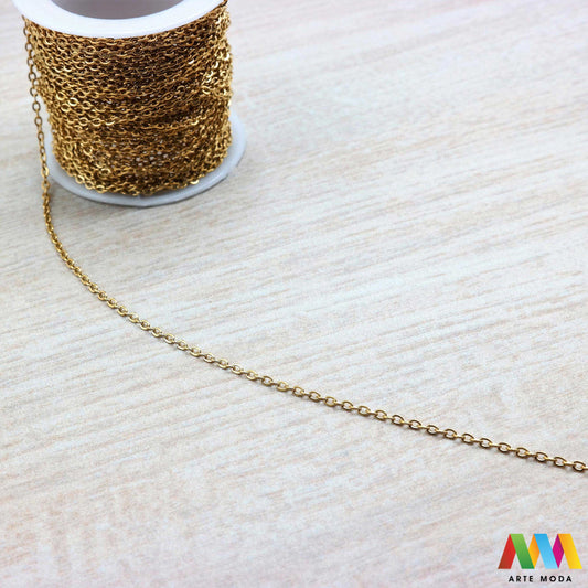 lanac lanci čelik repromaterijal čelični ogrlice narukvice nehrđajući na metre metar kolutu boji nakit inox metru izrada nakita DIY obojeni hipoalergeni tanki bogatstvo boja i modela za vaše kreativne projekte! lanaca na kolutu fleksibilnost s lancima od visokokvalitetnog nehrđajućeg čelika klasičnih srebrnih tonova elegantne zlatne moderne rose gold ili živih boja modelima od tankih i delikatnih do robusnih i upečatljivihž potrebno da izradite unikatne ogrlice i narukvice arte moda repromaterijal