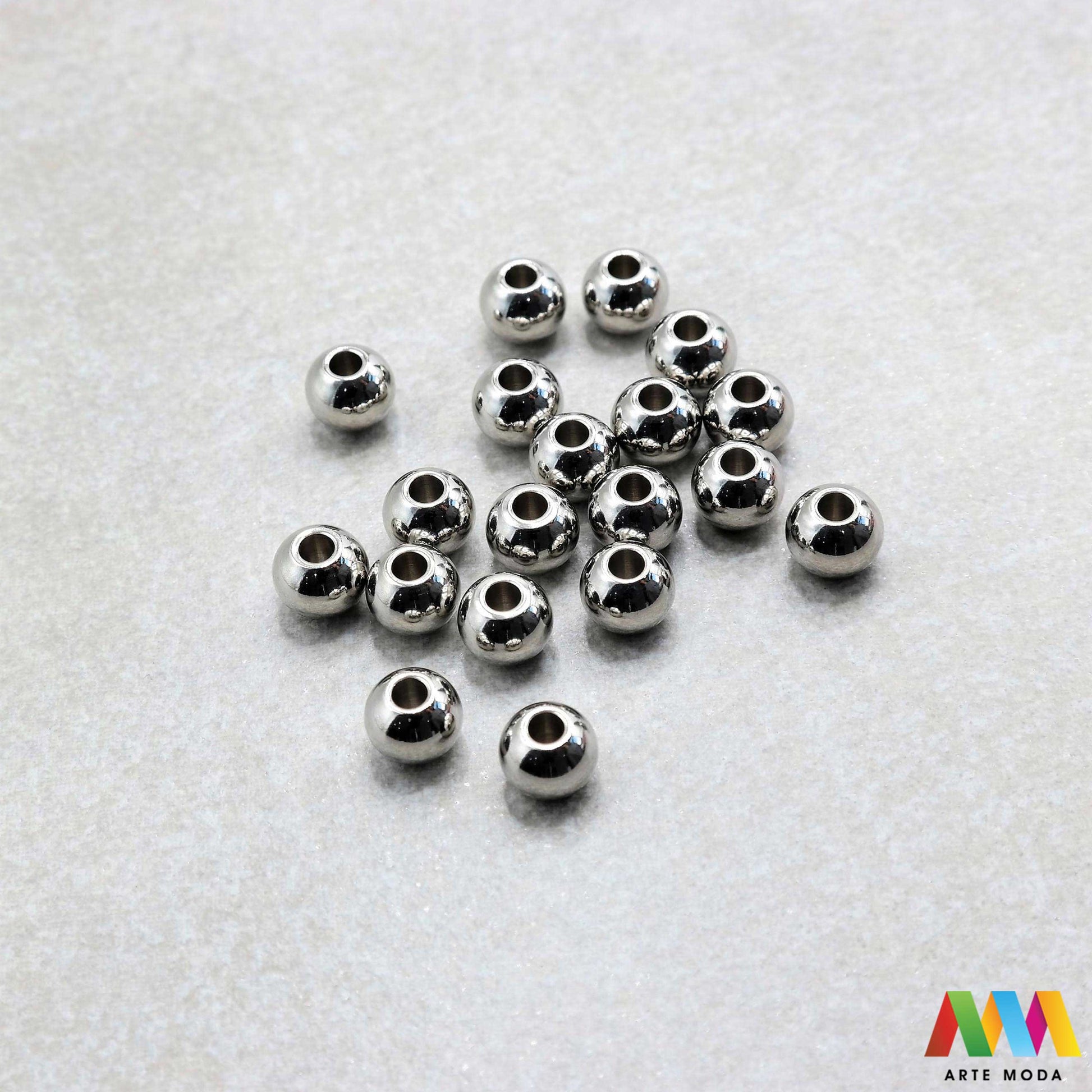 kuglice kuglica narukvica narukvice ogrlica ogrlice čelik repromaterijal čelična čelične nehrđajući izrađene od nehrđajućeg čelika koje služe za izradu nakita poput narukvica ili ogrlica najčešće se koriste za nizanje na sajlu gumu flaks i ostale materijale