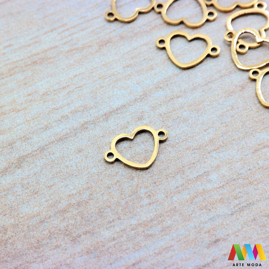 srce privjesak s dvije rupe dve od čelika repromaterijal čelični ogrlice ogrlica narukvica narukvice nanožnica nehrđajući Privjesci izrađeni od nehrđajućeg čelika 316L koji služe za izradu nakita poput narukvica ili ogrlica najčešće se koriste za nizanje ili uz pomoć alkice se stavljaju na sajlu gumu flaks i ostale materijale