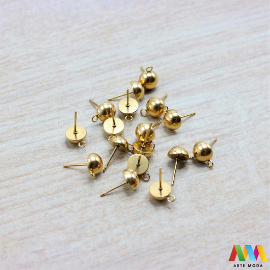 iglice za naušnice udice nehrđajući čelik kirurški materijal izrada nakita hipoalergenski naušnica materijal uradi sam alke pikavci pikavac iglica repromaterijal čelični baza igle pločica bazu za izradu naušnica Naše iglice od nehrđajućeg čelika kirurški čelik savršene su za vas Hipoalergene su sigurne za osjetljivu kožu ne hrđaju i ne mijenjaju boju Lako se kombiniraju s perlama privjescima poludragi kamenom cirkonima ili biserima  izradite trajne unikatne i elegantne naušnice arte moda repromaterijal