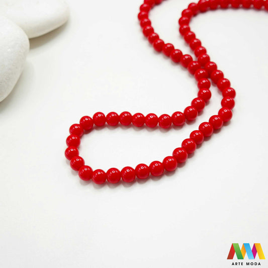 stakleni niz staklo perle zrna zrno staklena perla okrugle okrugla Staklene okrugle perle koje služe za nizanje i izradu nakita poput narukvica i ogrlica te torbica i ostalih modnih dodataka