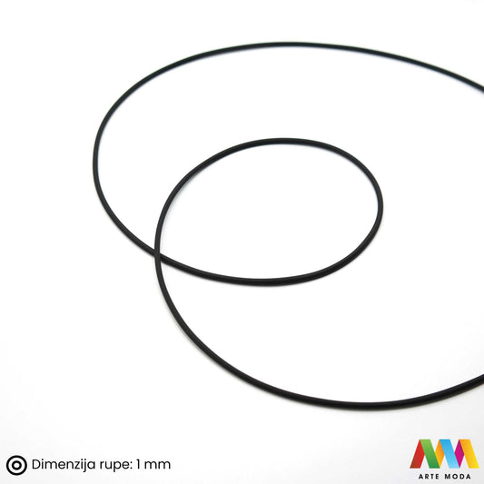 kaučuk guma elastično polimer traka konac nakit izrada narukvica DIY vodootporno modni dodaci fleksibilno crni špaga nizanje rupom rupa gumena narukvice ogrlice elastični izradu nakita vodootporni materijal za fleksibilnu bazu za nakit Kaučuk guma je elastični polimer koji se lako obrađuje Vodootporan je izdržljiv i savršen za uradi sam narukvice i ogrlice koje se ne skidaju Lako se kombinira s perlama i metalima Odaberite fleksibilnost i udobnost za svoj sportski ili unisex nakit arte moda repromaterijal