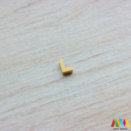 L slovo slova privjesak s jednom rupom privjesak od čelika privjesak čelik repromaterijal čelični ogrlice ogrlica narukvica narukvice nanožnica nehrđajući Slova izrađena od nehrđajućeg čelika 316L koja služe za izradu nakita poput narukvica ili ogrlica najčešće se koriste za nizanje na sajlu gumu flaks i ostale materijale