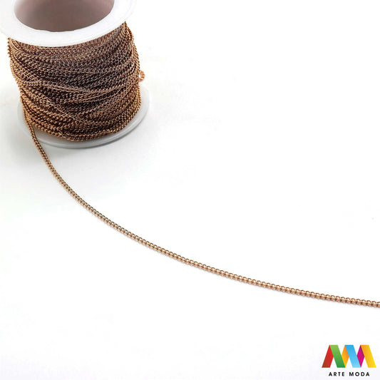 lanac lanci čelik repromaterijal čelični ogrlice narukvice nehrđajući na metre metar kolutu boji nakit inox metru izrada nakita DIY obojeni hipoalergeni tanki bogatstvo boja i modela za vaše kreativne projekte! lanaca na kolutu fleksibilnost s lancima od visokokvalitetnog nehrđajućeg čelika klasičnih srebrnih tonova elegantne zlatne moderne rose gold ili živih boja modelima od tankih i delikatnih do robusnih i upečatljivihž potrebno da izradite unikatne ogrlice i narukvice arte moda repromaterijal