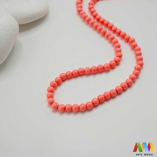 stakleni niz staklo perle zrna zrno staklena perla okrugle okrugla Staklene okrugle perle koje služe za nizanje i izradu nakita poput narukvica i ogrlica te torbica i ostalih modnih dodataka