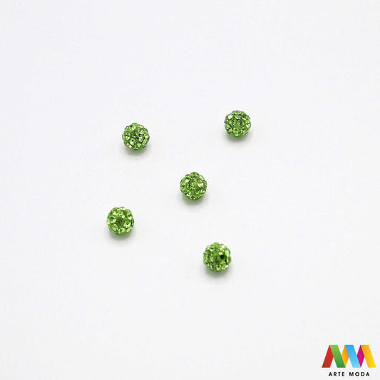 shamballa disco kugle kristalne perle sjajne kuglice cirkoni glamur nakit izrada narukvica DIY svjetlucavo šarene pave s kristalima za svjetlucave narukvice materijal ogrlice Dodajte dozu glamura svojim kreacijama su prekrivene stotinama sitnih kristala koji pružaju efekt Ove svjetlucave perle su idealne za izradu popularnih elegantnih naušnica i upečatljivih ogrlica Dostupne u širokoj paleti boja naše kristalne kuglice osigurat će da vaš uradi sam nakit bude u centru pažnje arte moda repromaterijal