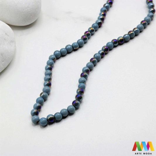 stakleni niz staklo perle zrna zrno staklena perla okrugle okrugla Staklene okrugle perle koje služe za nizanje i izradu nakita poput narukvica i ogrlica te torbica i ostalih modnih dodataka