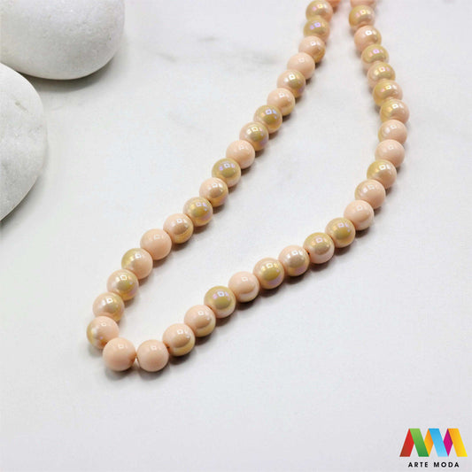 stakleni niz staklo perle zrna zrno staklena perla okrugle okrugla Staklene okrugle perle koje služe za nizanje i izradu nakita poput narukvica i ogrlica te torbica i ostalih modnih dodataka