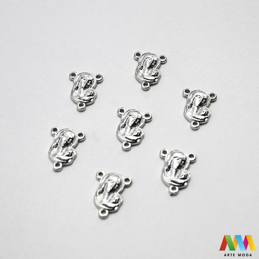 metalni razdjelnik konektor izrada krunice krunica metalni dijelovi krunicu repromaterijal sakralni nakit vjerski križić spojnica krunica perle pribor diy Gospa Neizostavan element za svaku krunicu Ovi kvalitetni metalni razdjelnici poznati i kao konektori služe za spajanje dijelova krunice i naglašavaju njezinu središnju točku Izrađeni od izdržljivog metala naši razdjelnici su savršen izbor za izradu vlastitih krunica bilo da koristite perle staklo ili kamenje arte moda repromaterijal