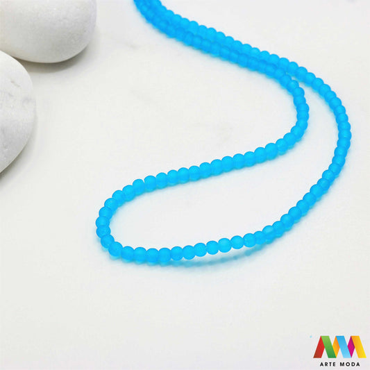 stakleni niz staklo perle zrna zrno staklena perla okrugle okrugla Staklene okrugle perle koje služe za nizanje i izradu nakita poput narukvica i ogrlica te torbica i ostalih modnih dodataka