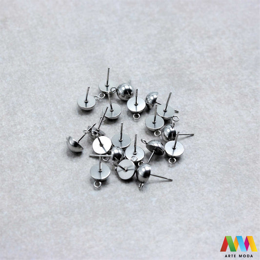 iglice za naušnice udice nehrđajući čelik kirurški materijal izrada nakita hipoalergenski naušnica materijal uradi sam alke pikavci pikavac iglica repromaterijal čelični baza igle pločica bazu za izradu naušnica Naše iglice od nehrđajućeg čelika kirurški čelik savršene su za vas Hipoalergene su sigurne za osjetljivu kožu ne hrđaju i ne mijenjaju boju Lako se kombiniraju s perlama privjescima poludragi kamenom cirkonima ili biserima  izradite trajne unikatne i elegantne naušnice arte moda repromaterijal