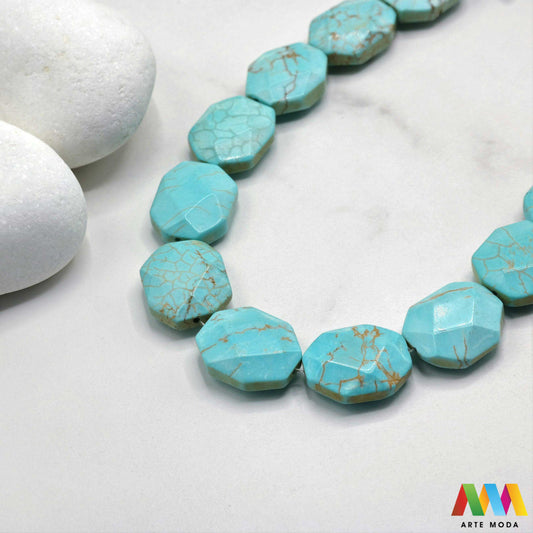 tirkiz poludragi kamen kristal mineral nakit prirodni meditacija zaštita sreća plava grlena čakra ljekovito kamenje energija kristala Simbol neba i mora ovaj prekrasni plavi poludragi kamen cijenjen je zbog svoje ljepote i metafizičkih svojstava Vjeruje se da pomaže u komunikaciji donosi sreću i štiti od negativne energije Savršen je za izradu nakita i meditaciju