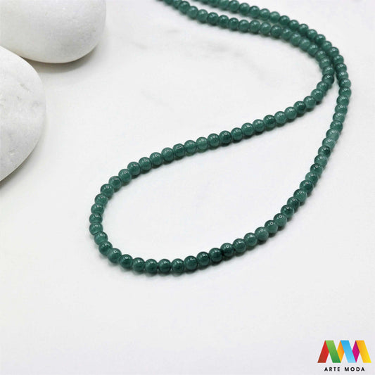 stakleni niz staklo perle zrna zrno staklena perla okrugle okrugla Staklene okrugle perle koje služe za nizanje i izradu nakita poput narukvica i ogrlica te torbica i ostalih modnih dodataka