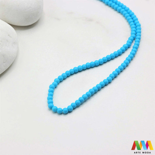 stakleni niz staklo perle zrna zrno staklena perla okrugle okrugla Staklene okrugle perle koje služe za nizanje i izradu nakita poput narukvica i ogrlica te torbica i ostalih modnih dodataka