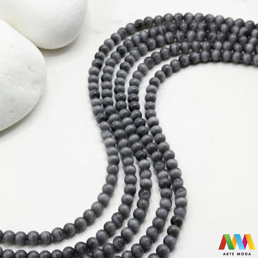 stakleni niz staklo perle zrna zrno staklena perla okrugle okrugla Staklene okrugle perle koje služe za nizanje i izradu nakita poput narukvica i ogrlica te torbica i ostalih modnih dodataka