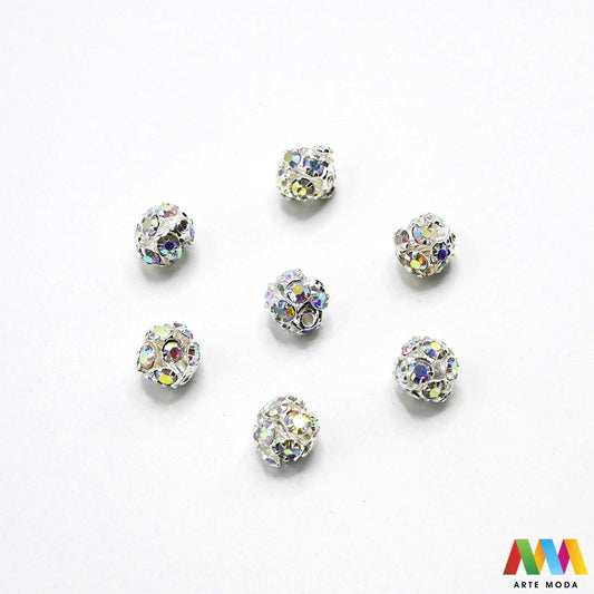shamballa disco kugle kristalne perle sjajne kuglice cirkoni glamur nakit izrada narukvica DIY svjetlucavo šarene pave s kristalima za svjetlucave narukvice materijal ogrlice Dodajte dozu glamura svojim kreacijama su prekrivene stotinama sitnih kristala koji pružaju efekt Ove svjetlucave perle su idealne za izradu popularnih elegantnih naušnica i upečatljivih ogrlica Dostupne u širokoj paleti boja naše kristalne kuglice osigurat će da vaš uradi sam nakit bude u centru pažnje arte moda repromaterijal