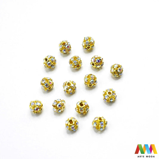 shamballa disco kugle kristalne perle sjajne kuglice cirkoni glamur nakit izrada narukvica DIY svjetlucavo šarene pave s kristalima za svjetlucave narukvice materijal ogrlice Dodajte dozu glamura svojim kreacijama su prekrivene stotinama sitnih kristala koji pružaju efekt Ove svjetlucave perle su idealne za izradu popularnih elegantnih naušnica i upečatljivih ogrlica Dostupne u širokoj paleti boja naše kristalne kuglice osigurat će da vaš uradi sam nakit bude u centru pažnje arte moda repromaterijal