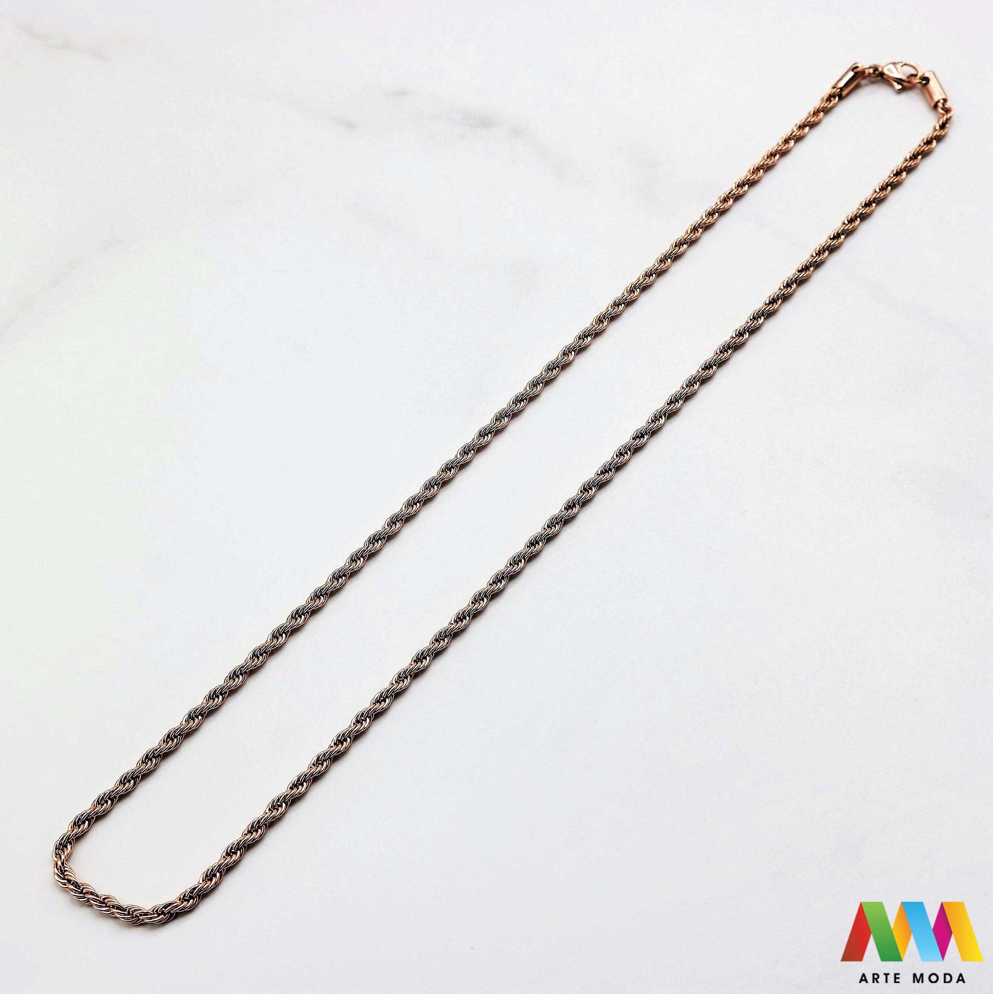 lanac lanci čelik repromaterijal čelični ogrlice ogrlica nehrđajući gotovi gotov lanac izrađen od nehrđajućeg čelika 316L i dužine od 50 centimetara koristi se za izradu ogrlica te dolazi s kopčom i alkicama