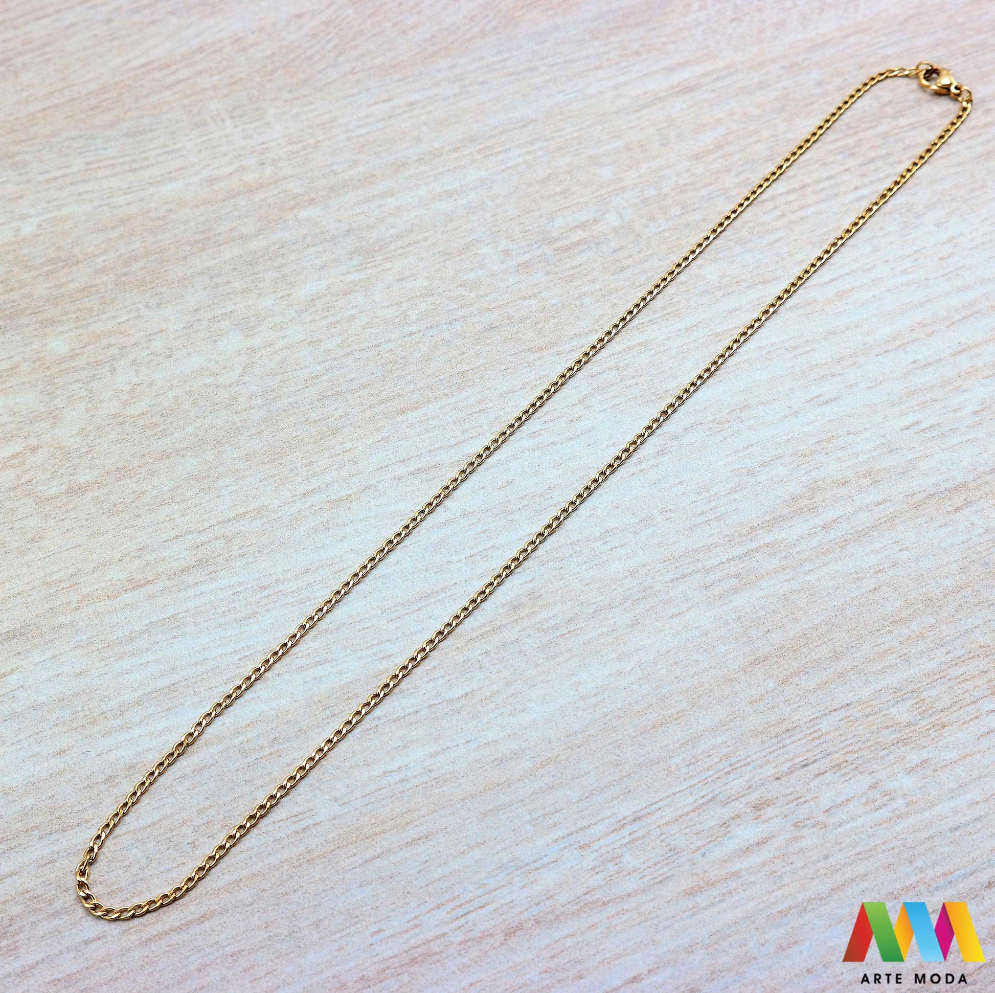 lanac lanci čelik repromaterijal čelični ogrlice ogrlica nehrđajući gotovi gotov lanac izrađen od nehrđajućeg čelika 316L i dužine od 50 centimetara koristi se za izradu ogrlica te dolazi s kopčom i alkicama